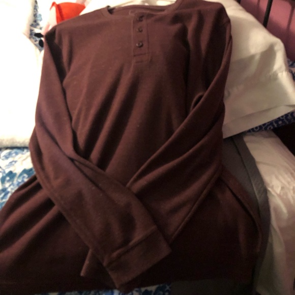 Mens Sonoma 3 Button Pullover Shirt EUC - Picture 4 of 4